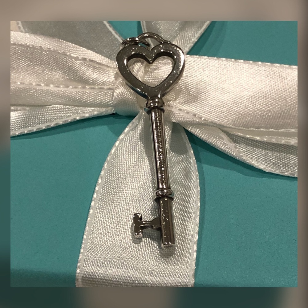 Authentic Tiffany LARGE Heart Key - Pendant Only